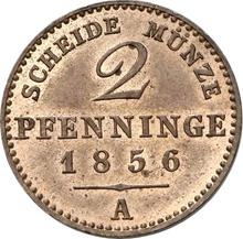 2 пфеннига 1856 A  