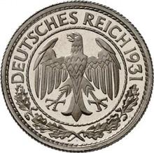 50 Reichspfennigs 1931 F  