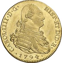 4 escudos 1794 M MF 