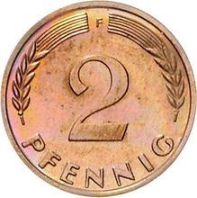 2 Pfennig 1966 F  