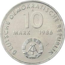 10 марок 1986 A   "Эрнст Тельман"