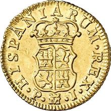 Medio escudo 1766 M PJ 