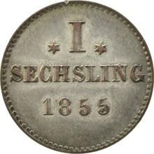 Sechsling 1855   