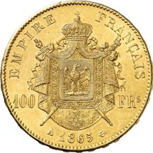 100 francos 1865 A  