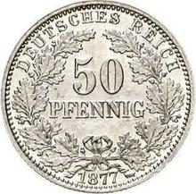 50 пфеннигов 1877 G  