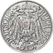 25 Pfennige 1909 D  