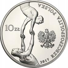 10 Zlotych 2017 MW   "150th Anniversary of the Establishment of the Gymnastic Society Sokol"