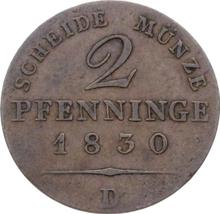 2 Pfennig 1830 D  