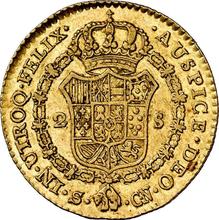 2 escudo 1799 S CN 