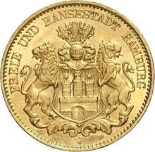 10 марок 1888 J   "Гамбург"
