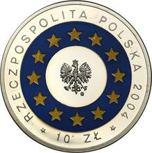 10 злотых 2004 MW   "Вступление Польши в Европейский Союз"