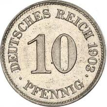 10 Pfennig 1903 E  