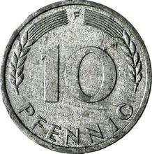 10 fenigów 1950 F  