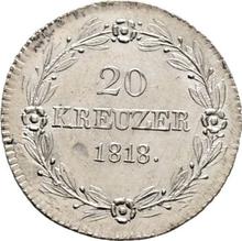 20 крейцеров 1818  W 