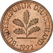 1 Pfennig 1992 A  