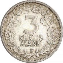 3 Reichsmarks 1932 F  