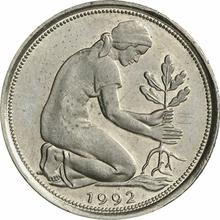 50 Pfennige 1992 F  