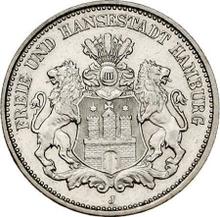 2 марки 1893 J   "Гамбург"