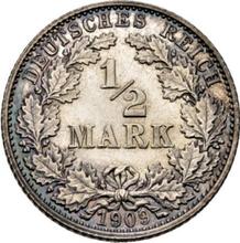 1/2 marki 1909 D  