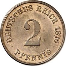 2 Pfennige 1876 C  