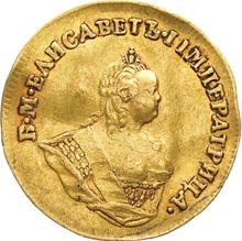 1 chervonetz (10 rublos) 1744   