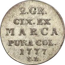 2 Groschen (1/2 Zloty) 1777  EB 