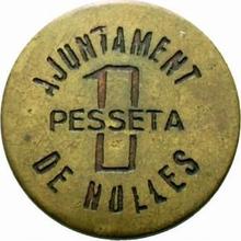 1 Peseta no date (no-date-1939)    "Nulles"