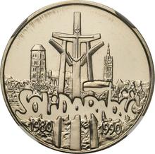 10000 Zlotych 1990 MW   "The 10th Anniversary of forming the Solidarity Trade Union"