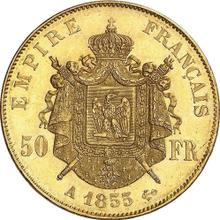 50 francos 1855 A  