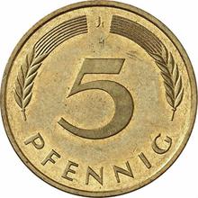 5 Pfennig 1993 J  