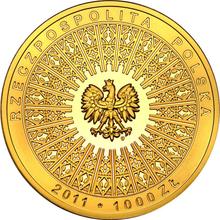 1000 złotych 2011 MW  ET "Beatyfikacja Jana Pawła II"