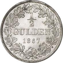 1/2 Gulden 1867   