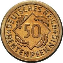50 Rentenpfennig 1924 E  