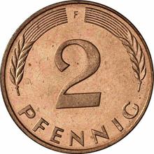 2 Pfennig 1985 F  