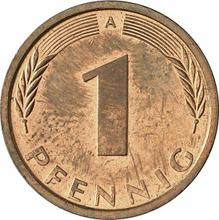 1 Pfennig 1991 A  