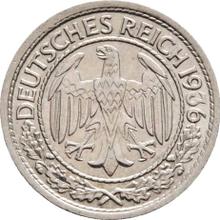 50 Reichspfennigs 1936 A  
