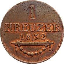 1 крейцер 1832   