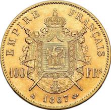 100 francos 1867 A  