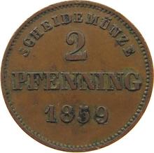 2 пфеннига 1859   