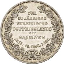 Talar 1865  B  "50 rocznica - Unia Fryzji Wschodniej i Hanoweru"