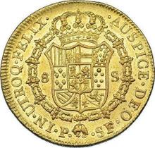 8 escudo 1780 P SF 