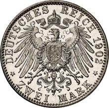 2 marki 1902 D   "Saksonia-Meiningen"