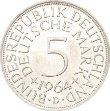 5 марок 1964 D  