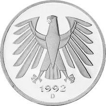 5 марок 1992 D  