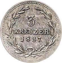 3 kreuzers 1837   