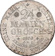 24 Mariengroschen 1833  CvC 