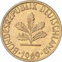 5 fenigów 1969 G  