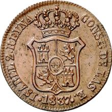 3 cuartos 1837    "Cataluña"