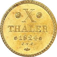 10 Thaler 1824  CvC 