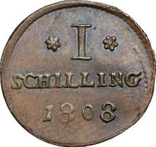 1 Schilling 1808    "Danzig" (Probe)